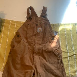 Boys Carhartt overalls size 6